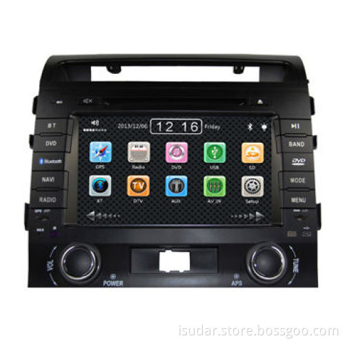 Car GPS System for Toyota Land Cruiser LC200 2004-2011, NAV/CD/MP3/DVD/USB/SD/BT, w/7" TFT Monitor